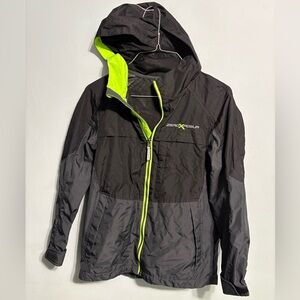 Zeroxposur brand lightweight Jacket hooded full zip rain wind boys size medium